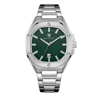 ساعة رجالية فضي مينا أخضر ماركة فايلت