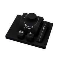 نص طقم فضي زركون من ماركة فايلت