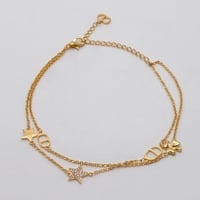 خلخال ذهبي من ماركة فايلت