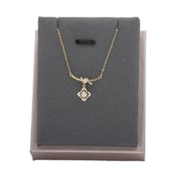 سلسال زركون ذهبي ماركة فايلت