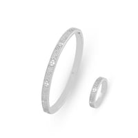 اسواره زركون فضي من ماركة فايلت