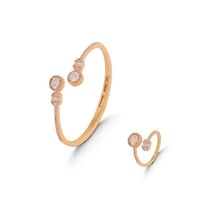 اسواره بناتي زركون ذهبي من فايلت