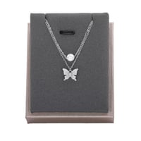 سلسال زركون فضي ماركة فايلت