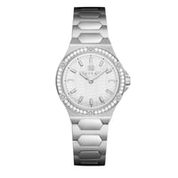 ساعة نسائية فضي مينا أبيض ماركة فايلت