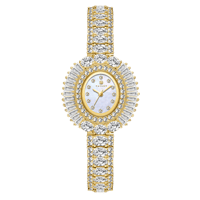 ساعة زركون ذهبي ماركة فايلت