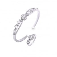 اسواره زركون فضي من ماركة فايلت