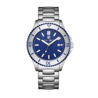 ساعة رجالية فضي مينا كحلي ماركة فايلت