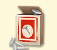 80 مسمار احمر