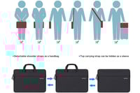 شنطة لابتوب من كارتينو Cartinoe - 12/11