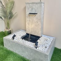 شلال جداري مصب واحد