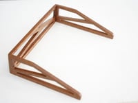 حاجز أكواب خشب طبيعي