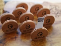 خشبية تعريفية أشكال مختلفة