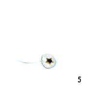 سلسله شفافه مع صدف