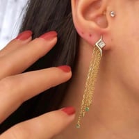 اقراط لورين سلاسل طويله