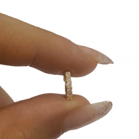 برسينق حلقي زركون صغير