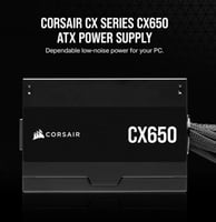 CORSAIR CX650 80 PLUS Bronze 650W ATX Power Supply...