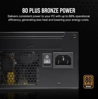 CORSAIR CX650 80 PLUS Bronze 650W ATX Power Supply...