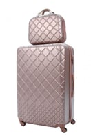 طقم شنط من 4 قطع + 2 مكياج من Morano - روز قولد