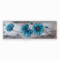 لوحة حائط عصرية كانفس مزودة بإطار خشبي مخفي