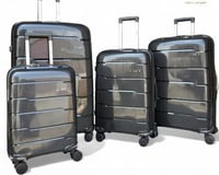 شنط سفر اربع قطع من مادة PP | مقاسات كبيره