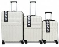 طقم شنط سفر انيقه لون بيج | اكيات للحقائب