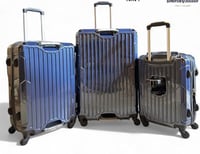 شنط سفر pc ثلاث قطع بحامل كوب خلفي | أكيات للحقائب