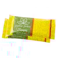 مناشف اللمسه المنعشه برائحة الليمون 25*25 سم عبوة...