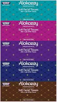 مناديل وجه ألوكوزاي ناعمة بطبقتين | 5 عبوات للراحة...