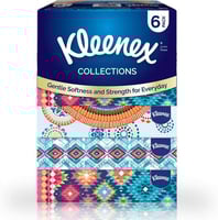 كلينكس مناديل كولكشن 76 منديل مزدوج ، 6 علب