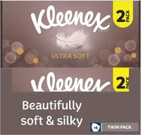 مناديل وجه كلينكس فائقة النعومة - 12 علبة (6 × توأ...