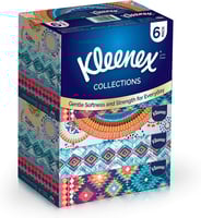 كلينكس مناديل كولكشن 76 منديل مزدوج ، 6 علب