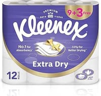 مناديل تواليت كلينكس اكسترا دراي 3 طبقات – امتصاص...