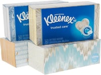مناديل وجه كلينكس 160 × 12 عبوة – ناعمة، طبقتين، م...