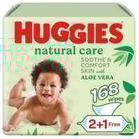 مناديل هجيز مبللة عناية طبيعية - 56 منديل - 2+1 مج...