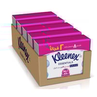 كرتون كلينيكس مناديل الوجه الاساسي إسينشيال 130 من...