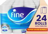 ورق تجفيف فاين سوبر تاول برو – عبوة 8 قطع × 3 طبقا...