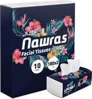 مناديل النورس البيضاء المزدوجة – نعومة فائقة وامتص...