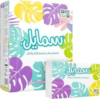 مناديل فاين سمايل للوجه – طبقتان ناعمتان، عبوة 10...