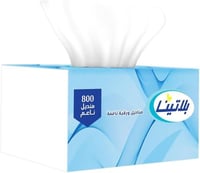 مناديل بلاتينا للوجه 800 منديل × 10 عبوات – بيضاء...