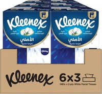 مناديل وجه كلينكس الأصلية 6 × (3 علب × 146 منديل)...