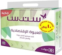 مناديل سندس مزدوجة الطبقات – 130 منديل × 5 عبوات |...