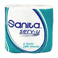 ورق حمام سانيتا سيرف يو 200 قطعة* 4 رول