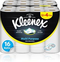 مناديل مطبخ كلينكس متعددة الاستخدام 16 لفة – امتصا...