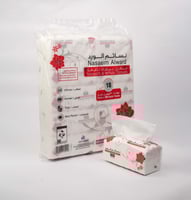 مناديل نسائم الورد 300 منديل مفرد ( عبوة من 100 حب...