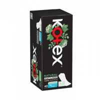 فوط يومية قطنية طبيعية رفيعة من كوتكس - 40 قطعة