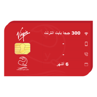 شريحة انترنت فيرجن 300 جيجا بايت لمدة 6 أشهر