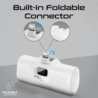 PROMATE PowerBank 5000mhA Lightning لون ابيض