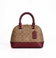 Beige burgundy