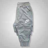 تيشرت أسود JUST DO IT + بنطلون رصاصي N09