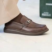 حذاء (DAILY) Dress جلد بقر طبيعي باللون البني